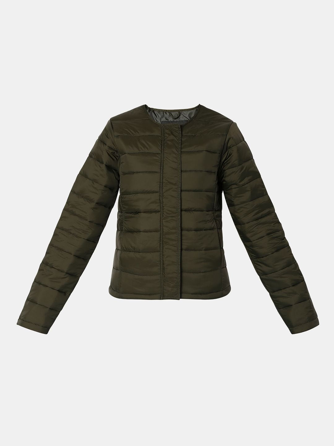Dark Olive Padded Jacket