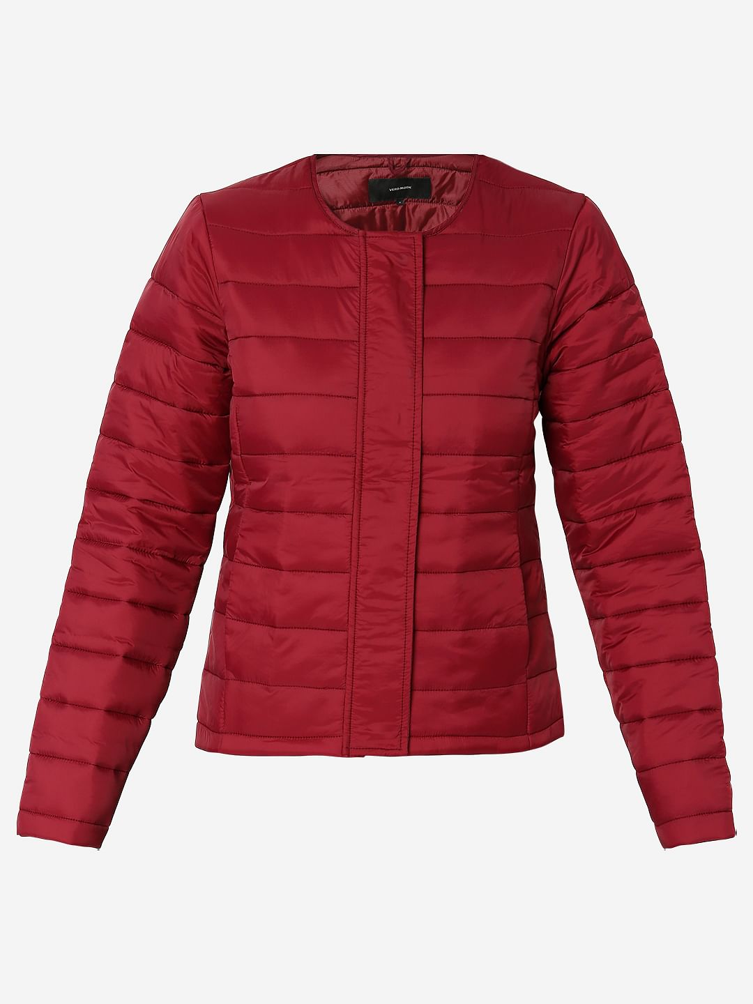 Dark Red Padded Jacket