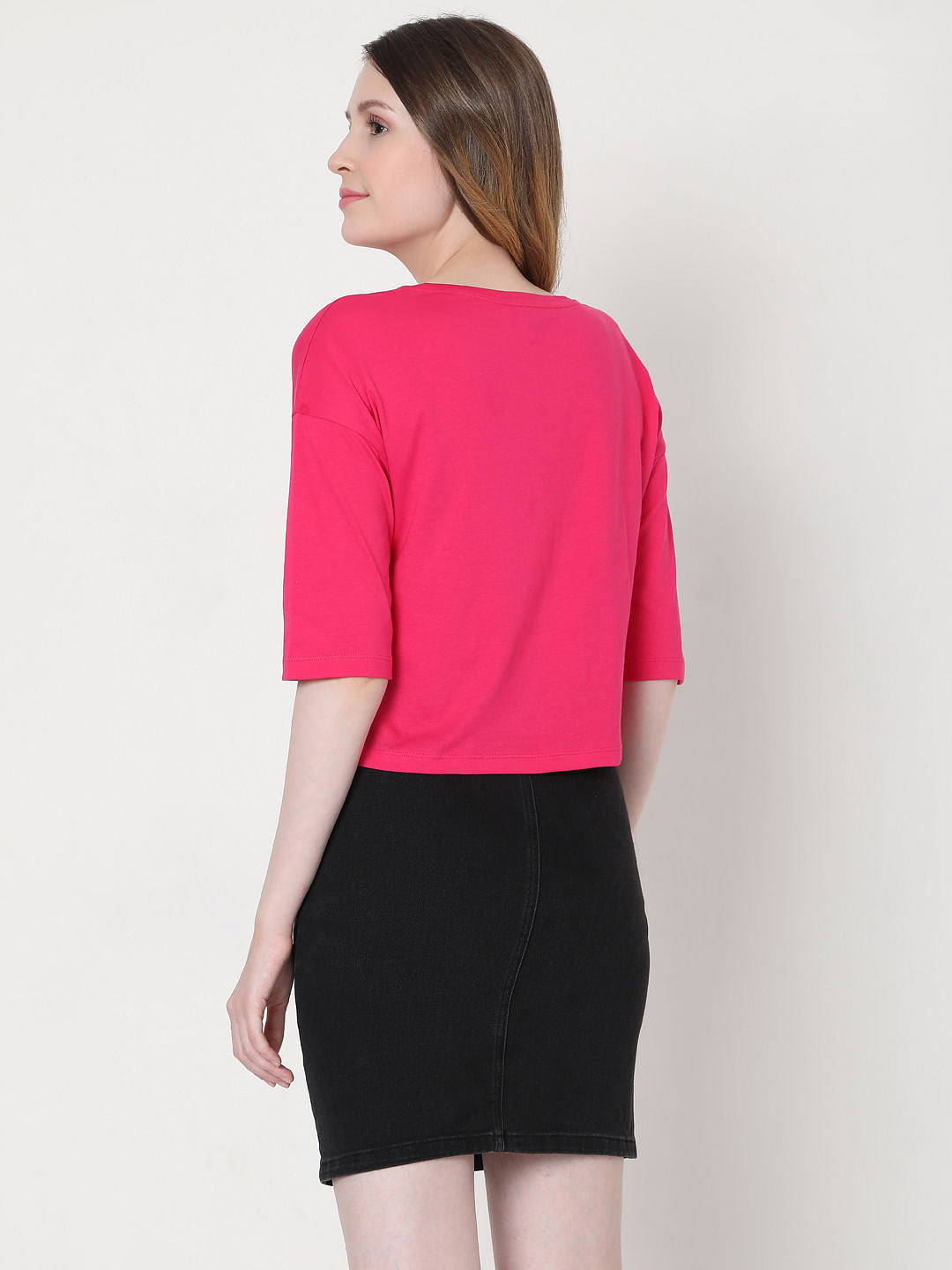 Pink Graphic Print T-Shirt