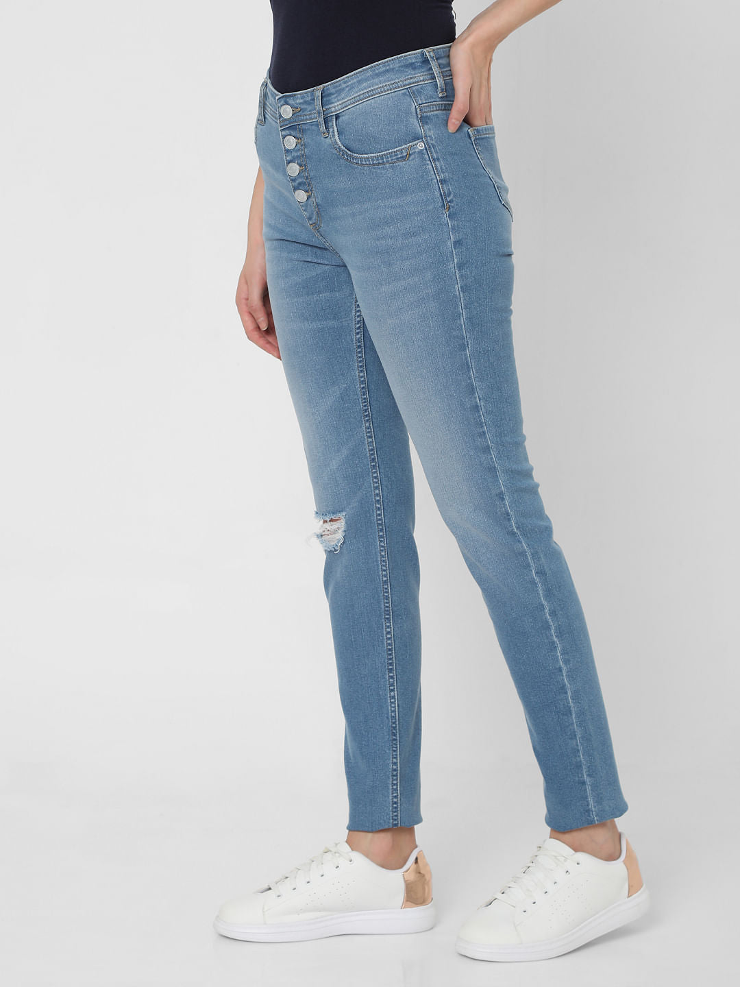 Light Blue High Rise Skinny Jeans