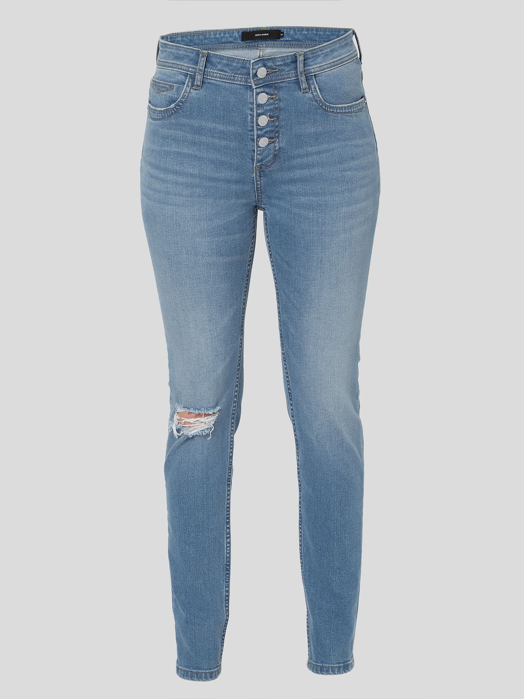 Light Blue High Rise Skinny Jeans