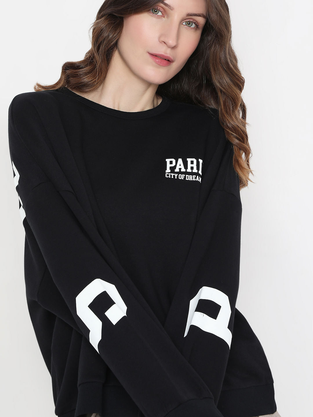 Black Oversized Sweatshirt