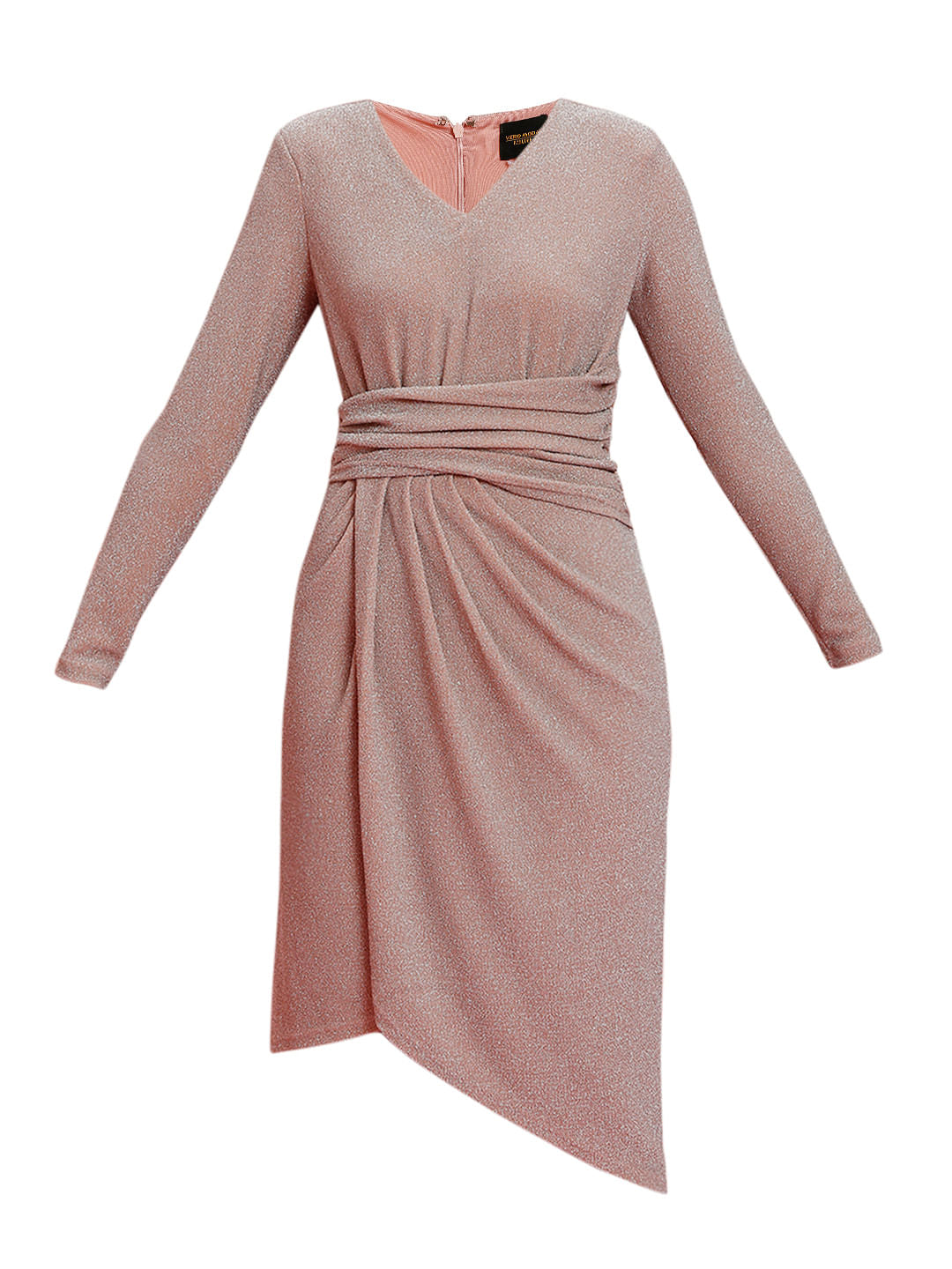 Marquee Pink Lurex Knit Dress