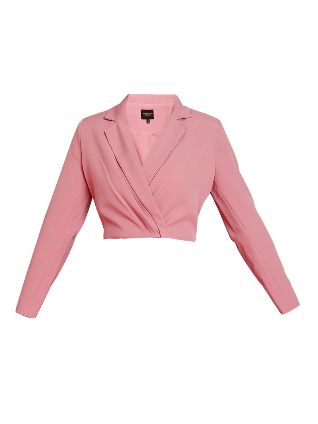 Marquee Pink Cropped Co-Ord Blazer