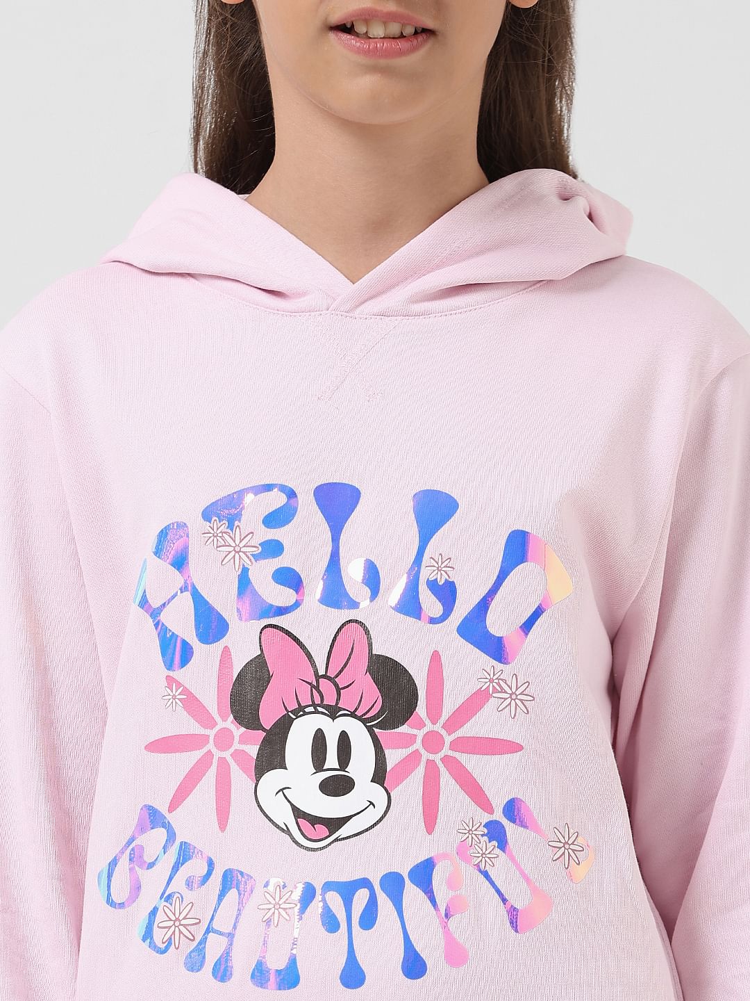 Girl X Disney Pink Hooded Sweatshirt Dress