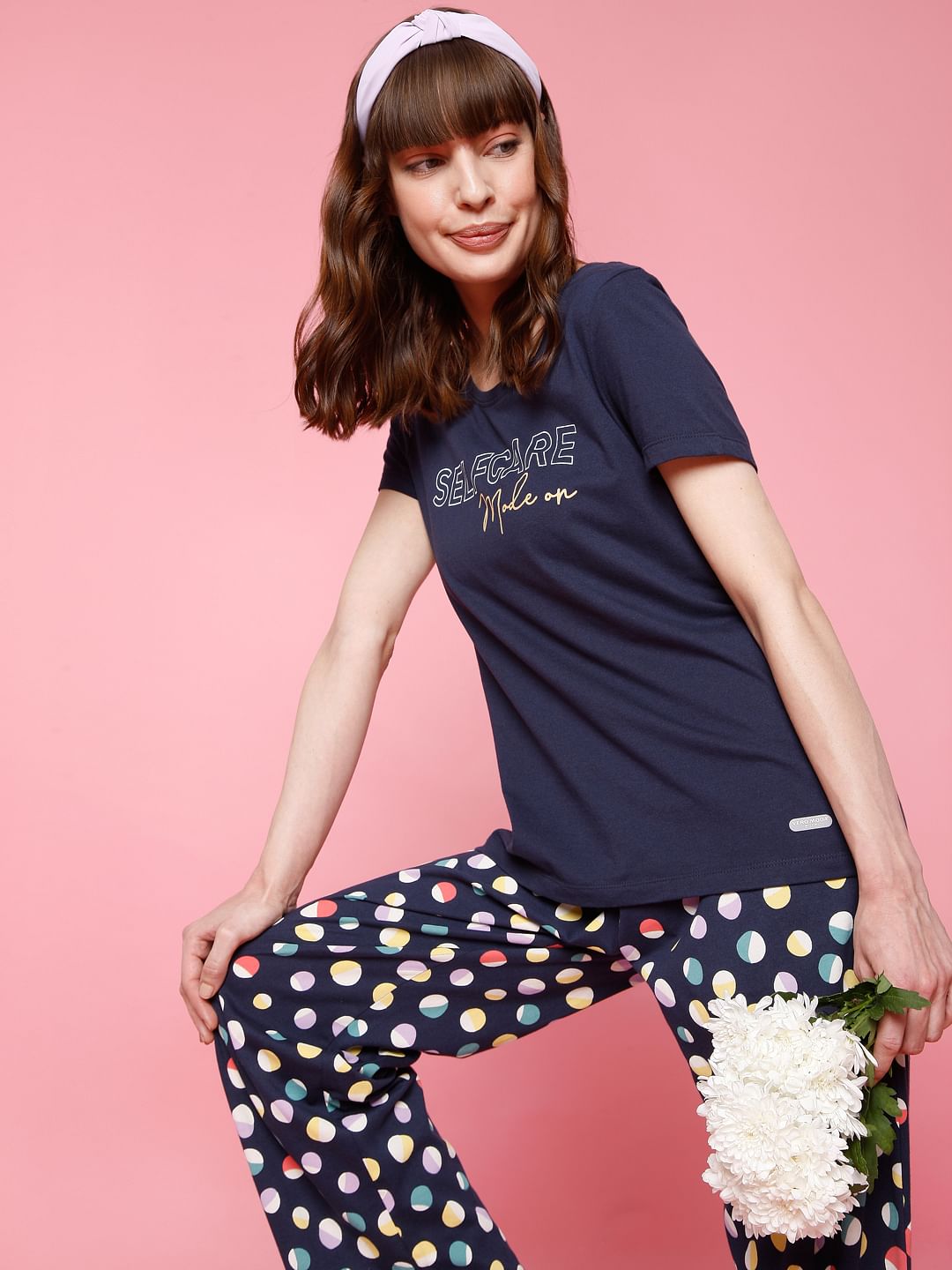 Blue T-Shirt & Pyjama Set