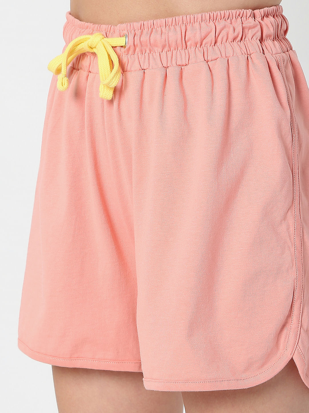 Pink Lace Tank Top & Shorts Set