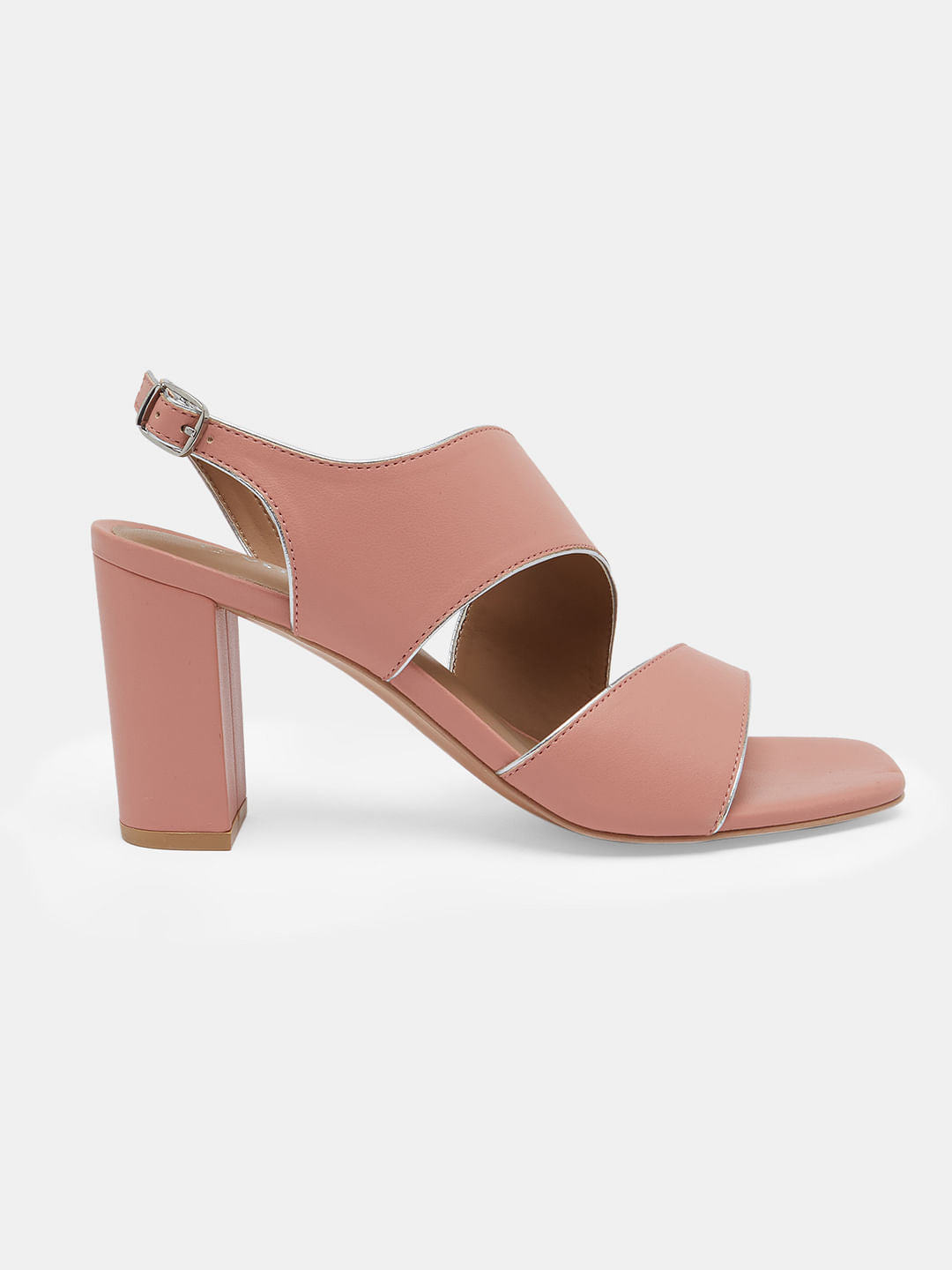 Pink Heeled Sandals