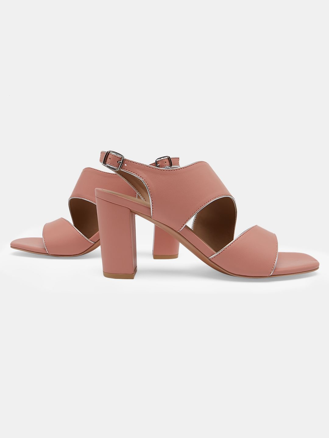 Pink Heeled Sandals