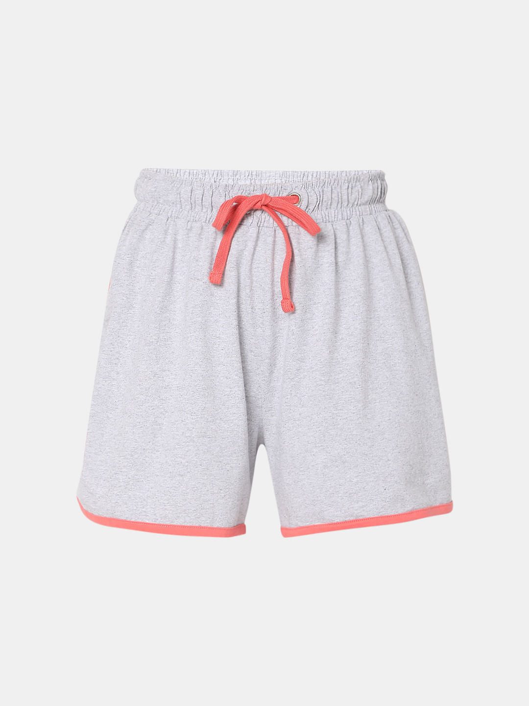 Pink Printed T-Shirt & Shorts Night Suit Set