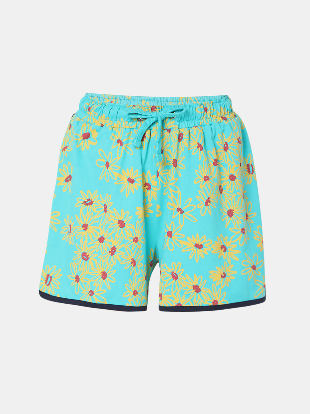 Blue Tank Top & Shorts Night Suit Set