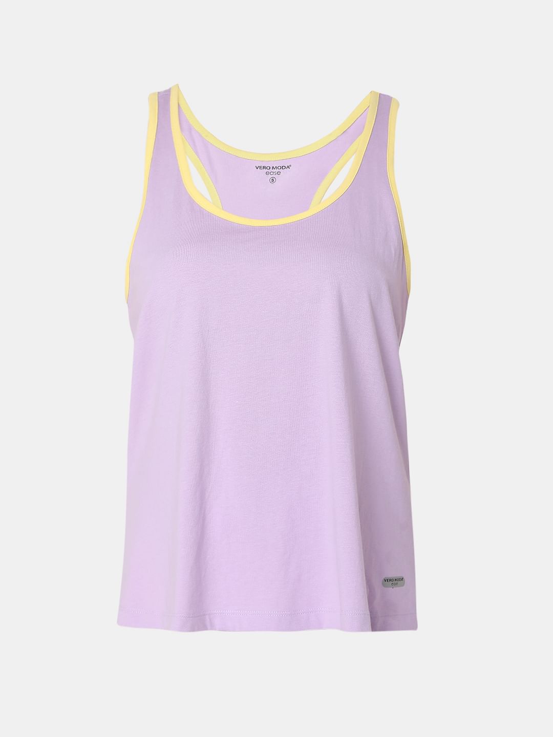 Purple Tank Top & Shorts Night Suit Set