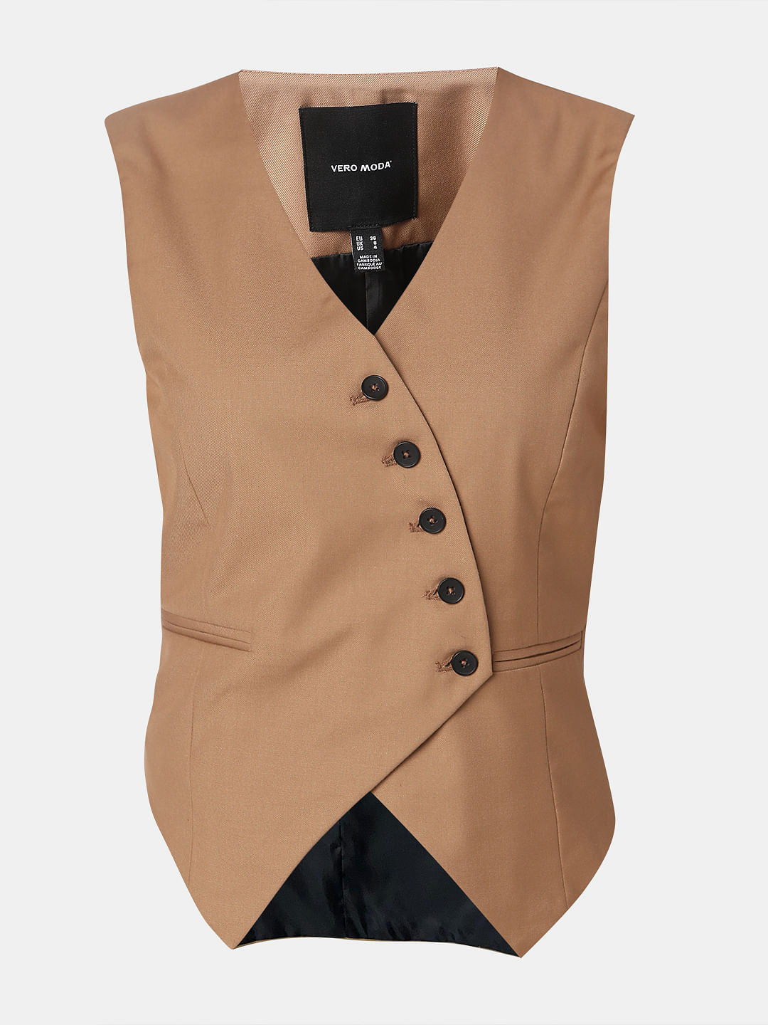 Brown Co-Ord Set Waistcoat