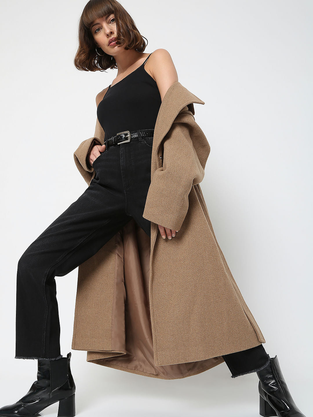 Black High Rise Mom Fit Jeans