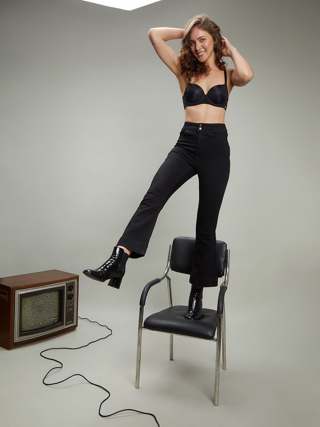 Intimates Black Padded Non-Wired T-Shirt Bra