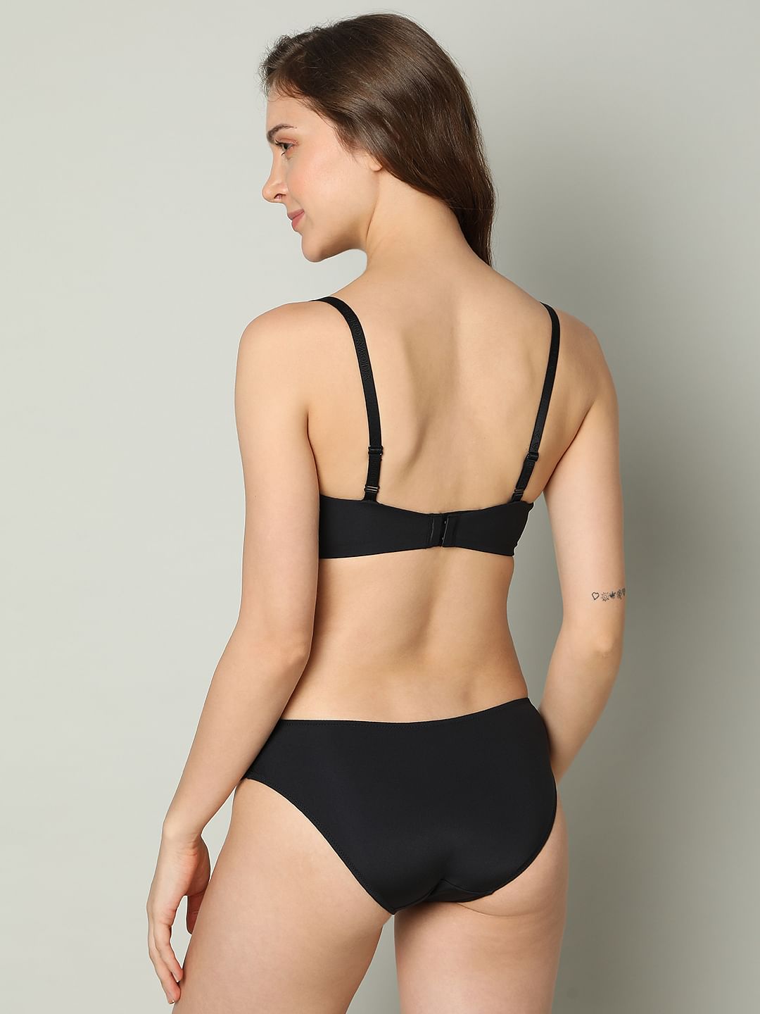 Intimates Black Padded Non-Wired T-Shirt Bra