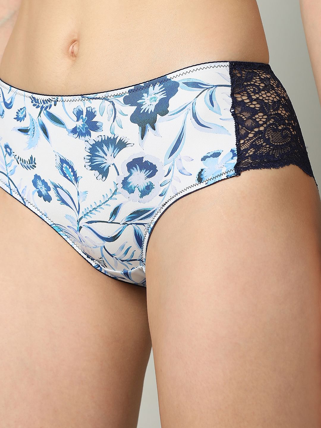 Intimates Blue Floral Maxi Briefs