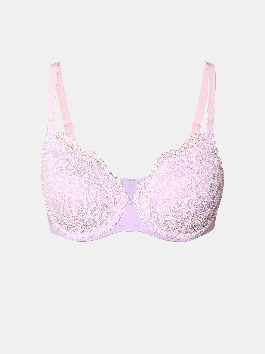 Lilac Lace Padded T-Shirt Bra
