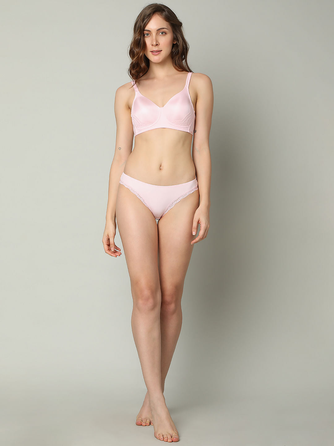 Intimates Pink Padded Non-Wired T-Shirt Bra