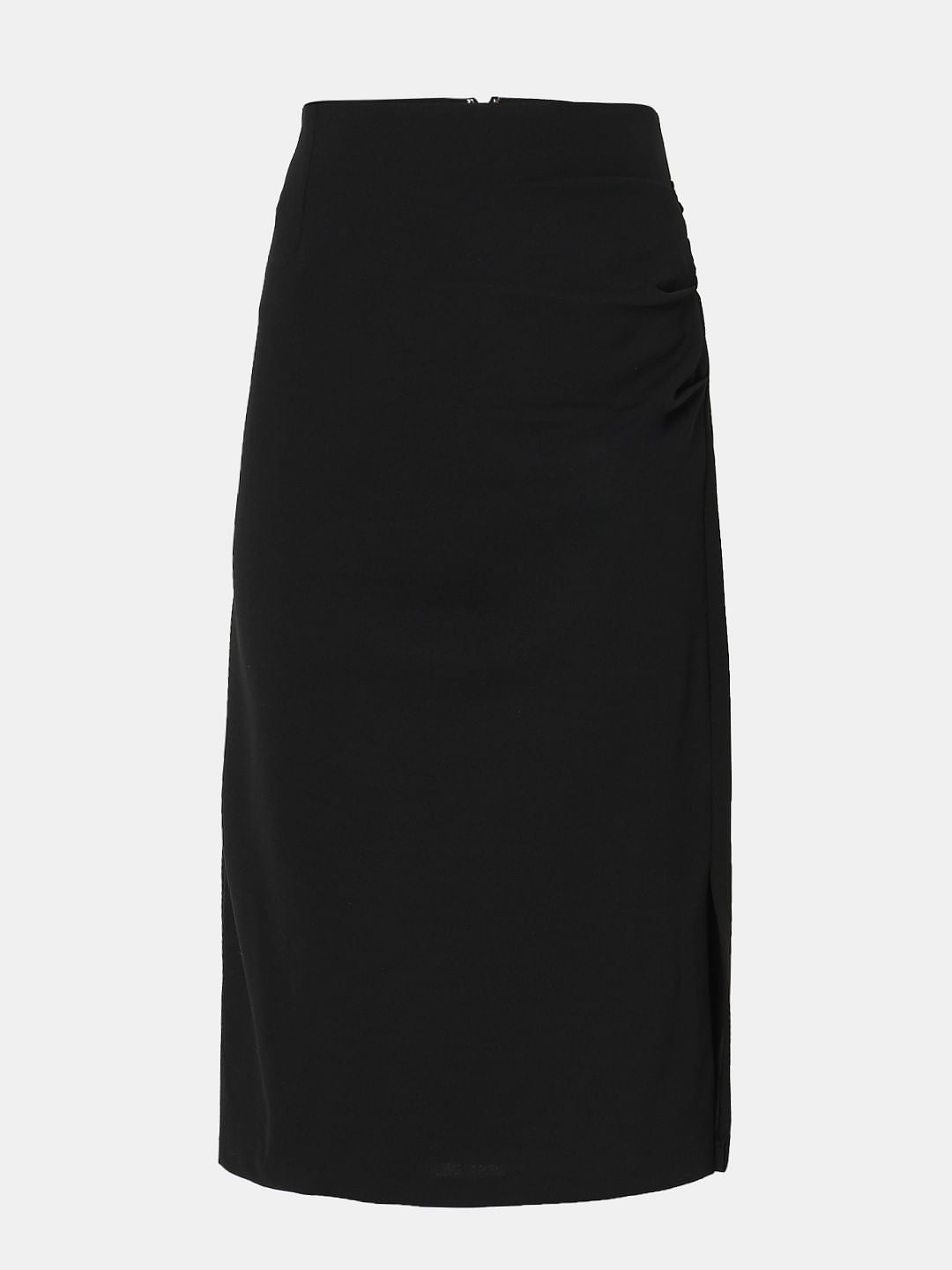 Black High Rise Pencil Skirt
