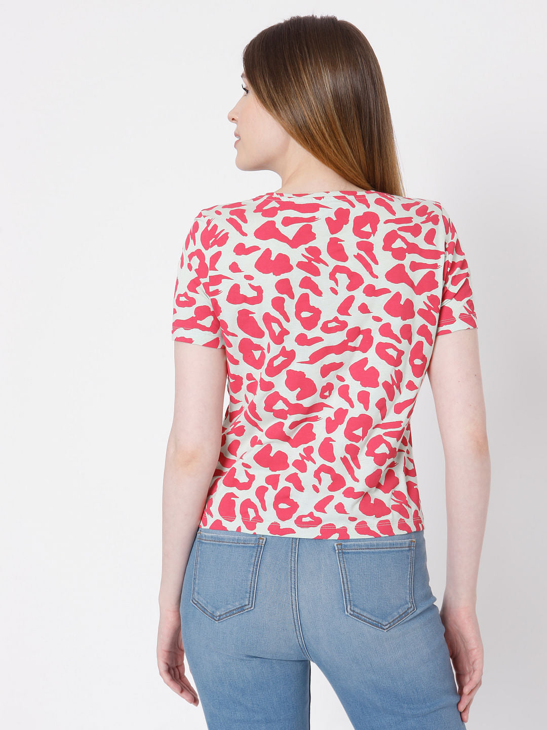 Pink Animal Print T-Shirt