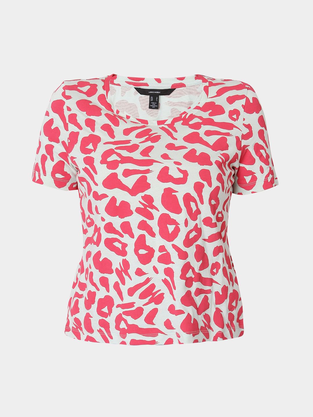 Pink Animal Print T-Shirt