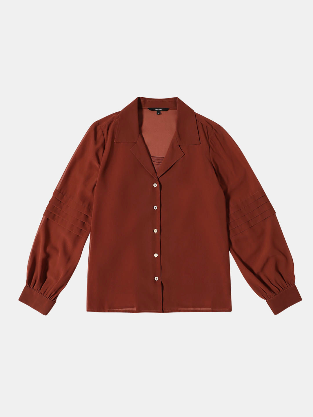 Brown Full Sleeves Shirt