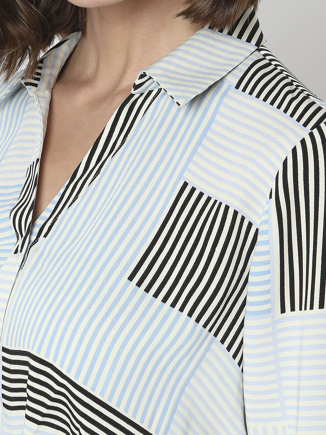 White Printed Mini Dress