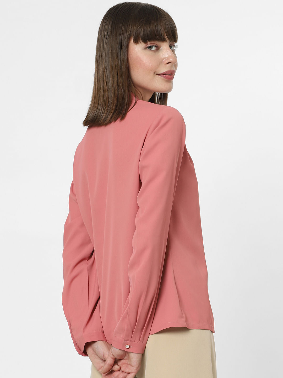 Pink Full Sleeves Shirt