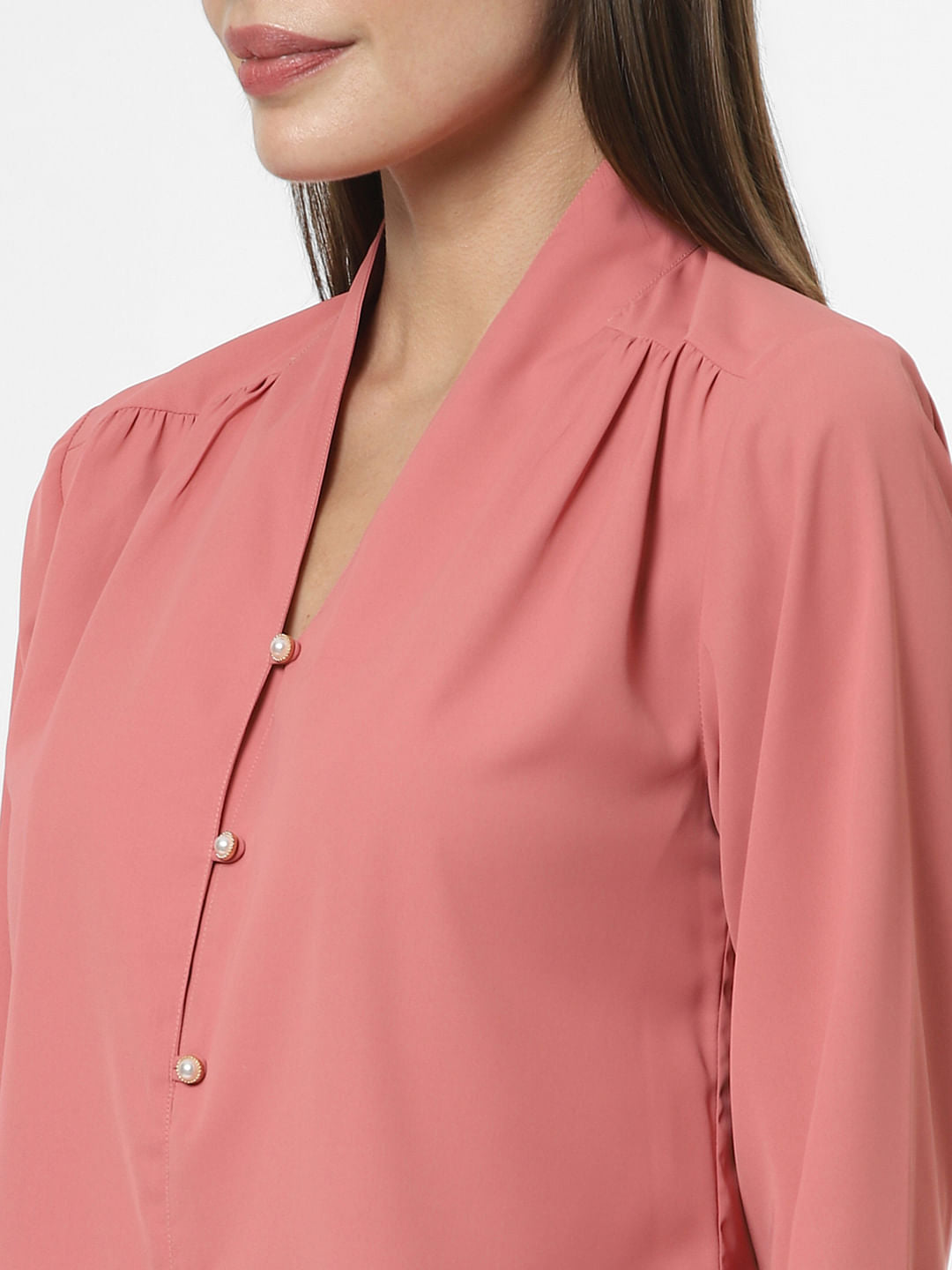 Pink Full Sleeves Shirt