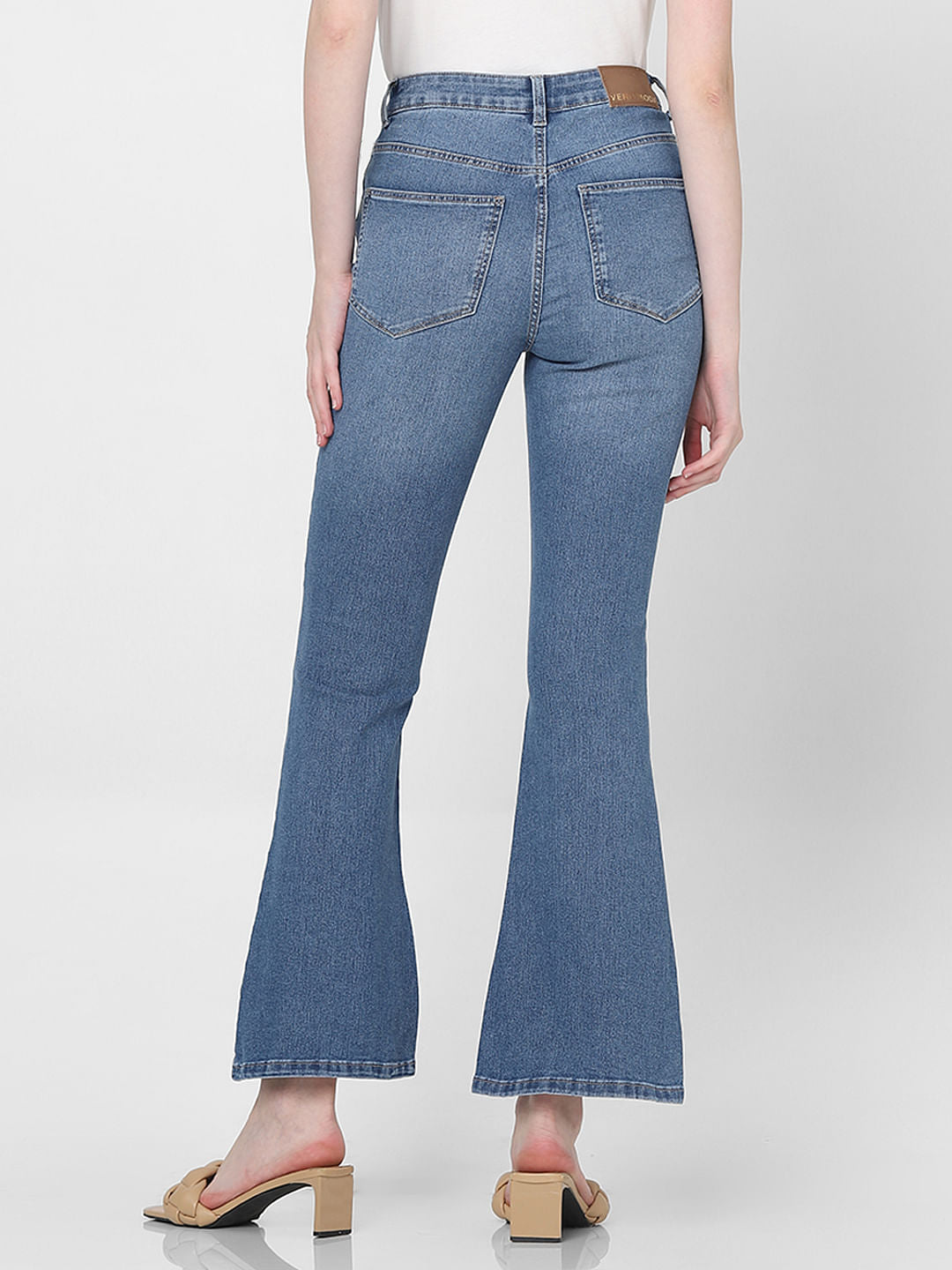 Blue High Rise Petra Bootcut Jeans