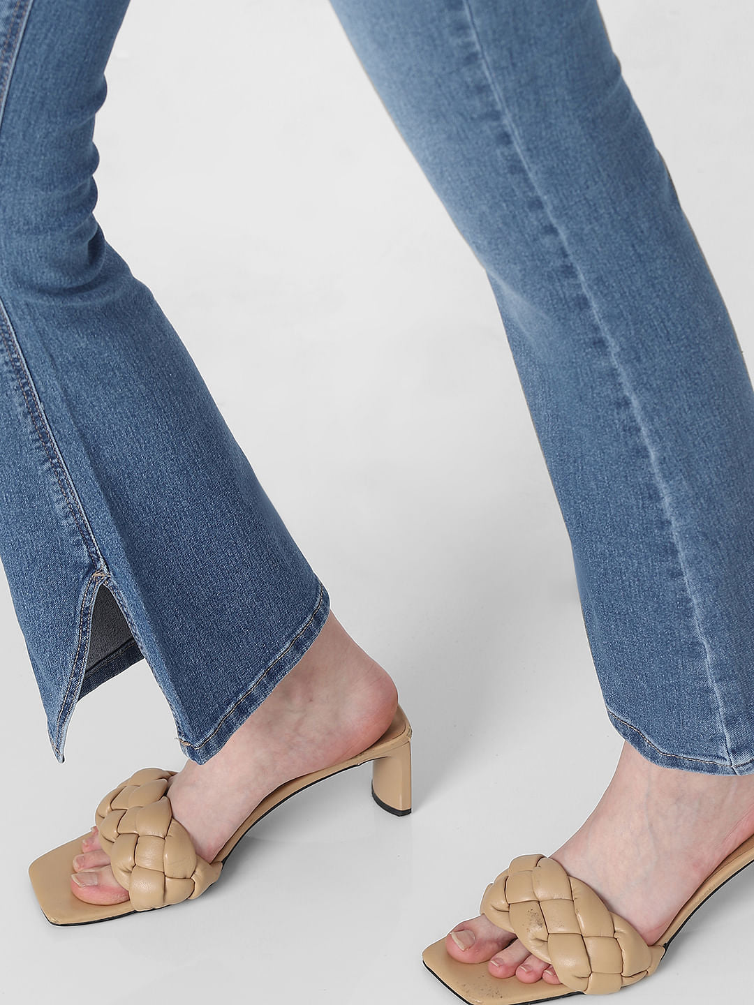 Blue High Rise Petra Bootcut Jeans