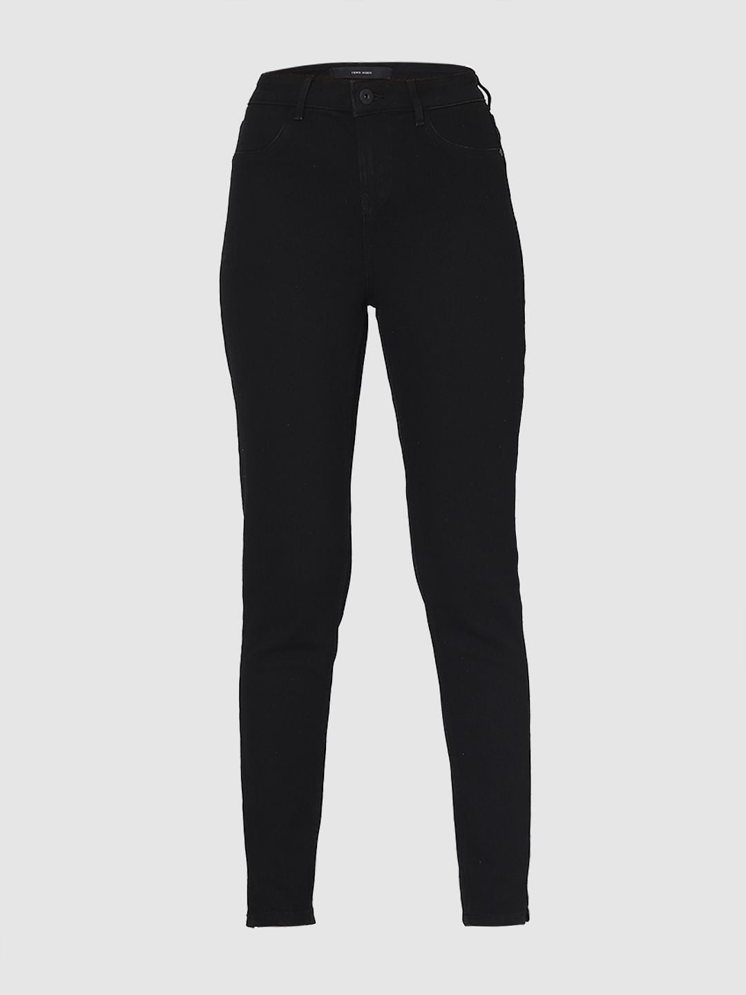 Black High Rise Skinny Jeggings