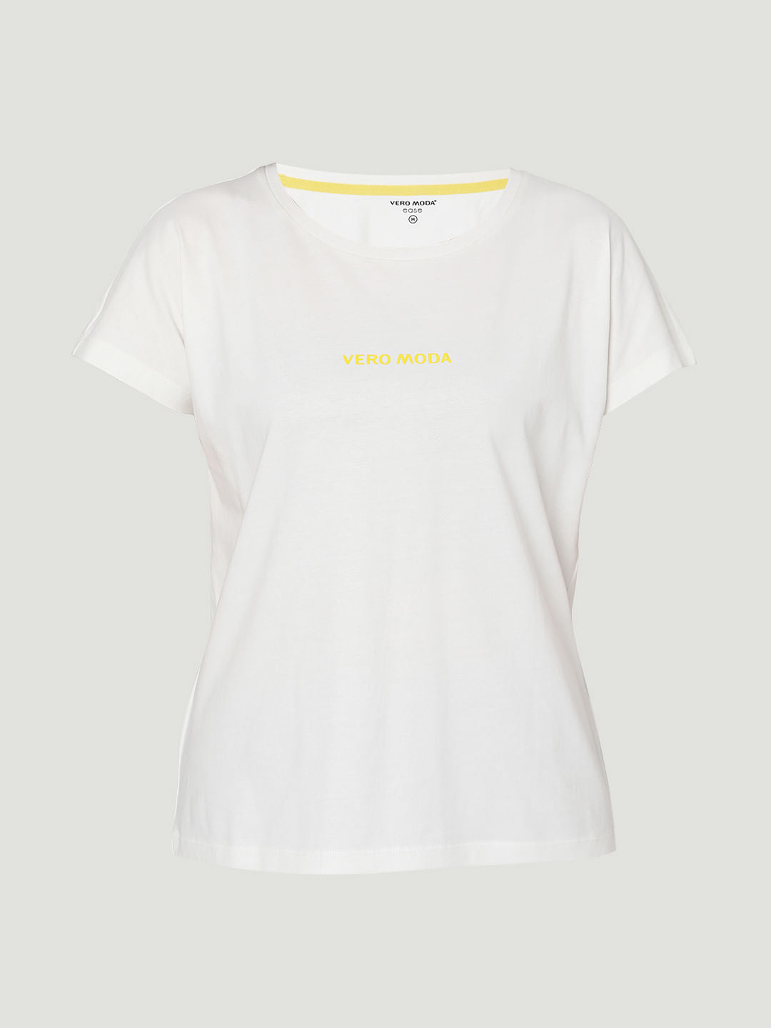 White Logo Print Lounge T-Shirt