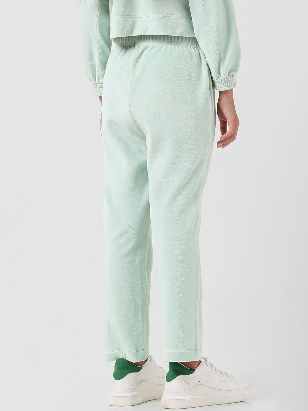 Girl Mint Mid Rise Velour Sweatpants