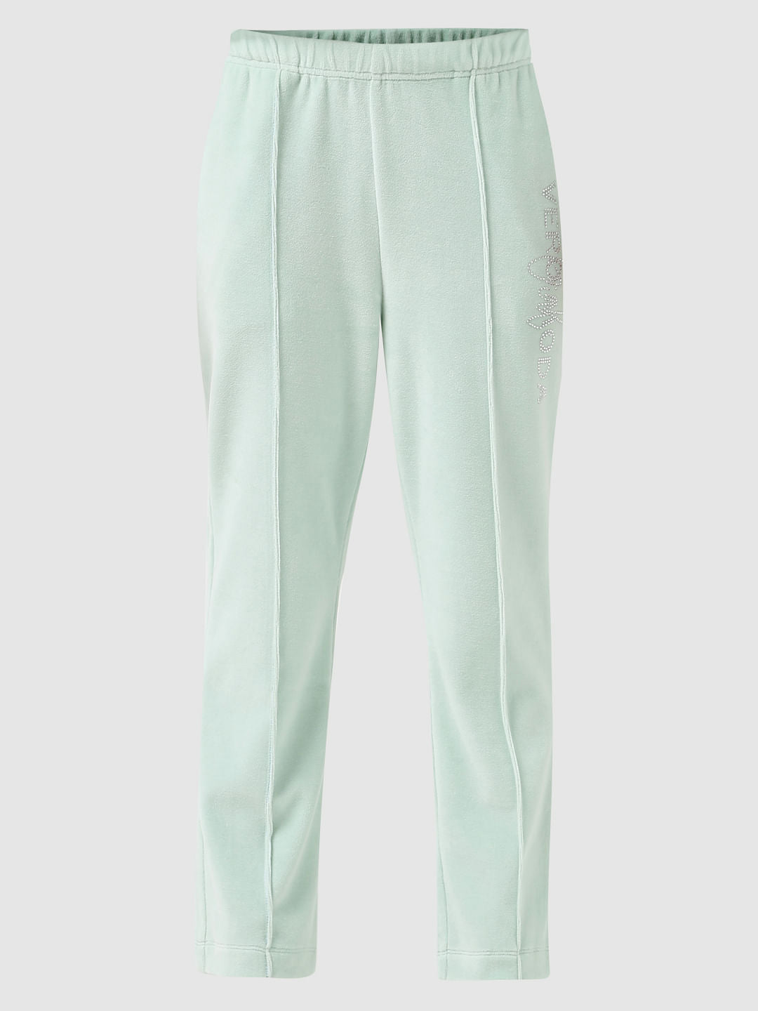 Girl Mint Mid Rise Velour Sweatpants