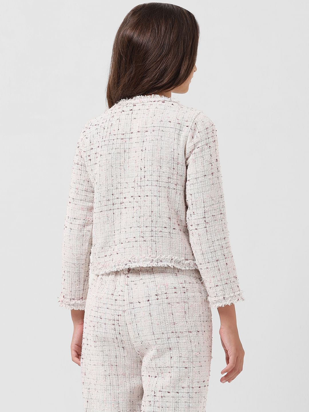 Girl White Yard Dyed Shirt