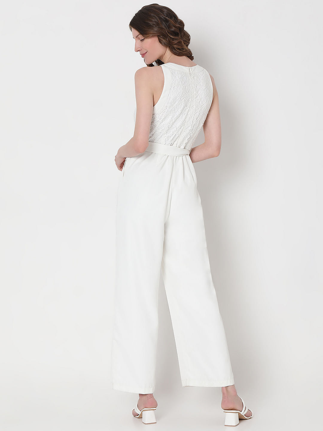 White Lace Jumpsuit