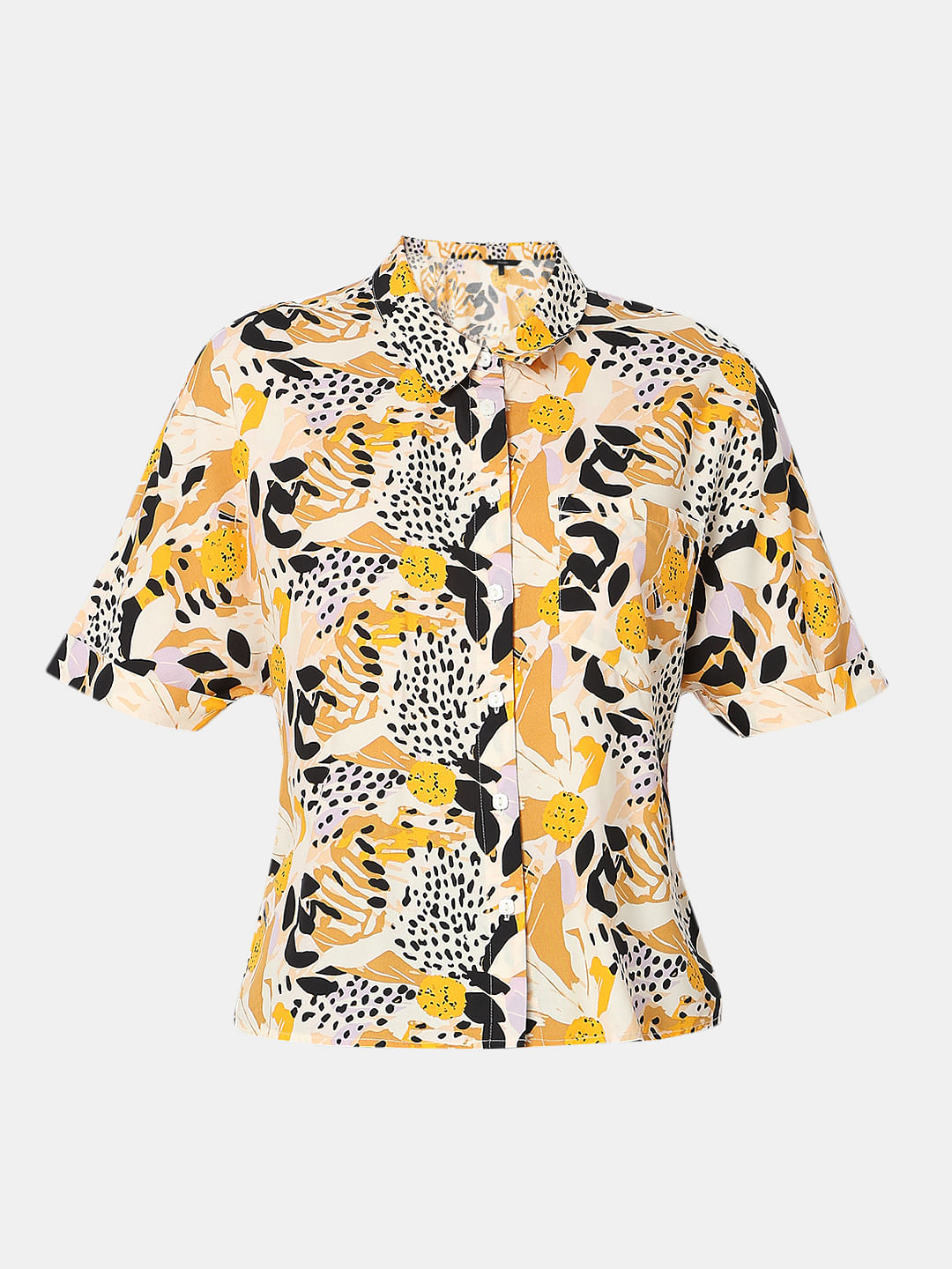 Black Printed Shirt