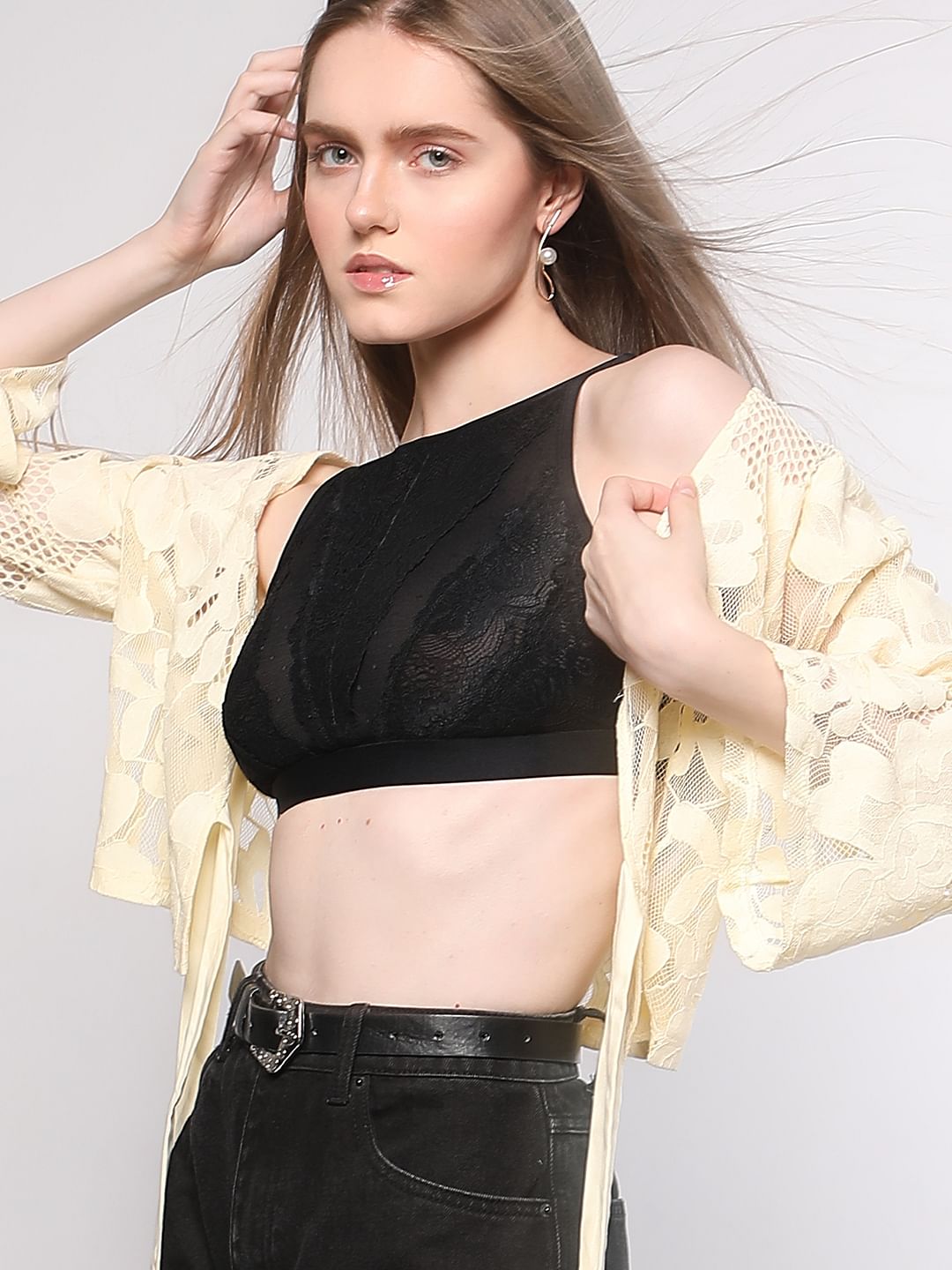 Intimates Black Lace Bralette