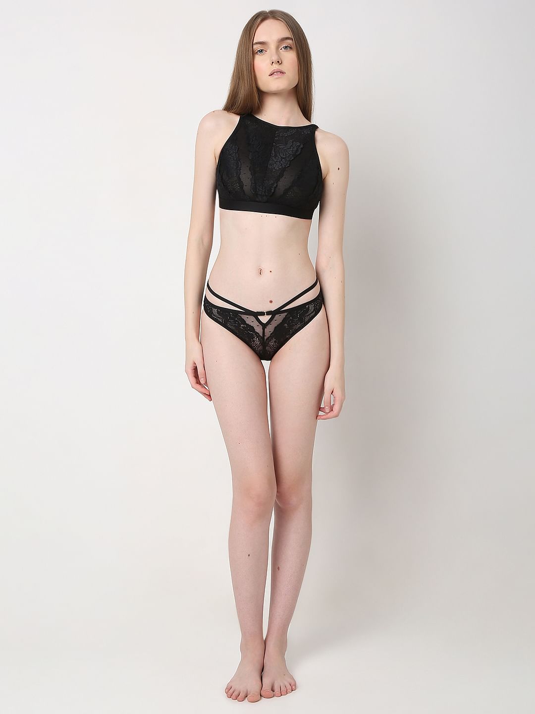 Intimates Black Lace Bralette