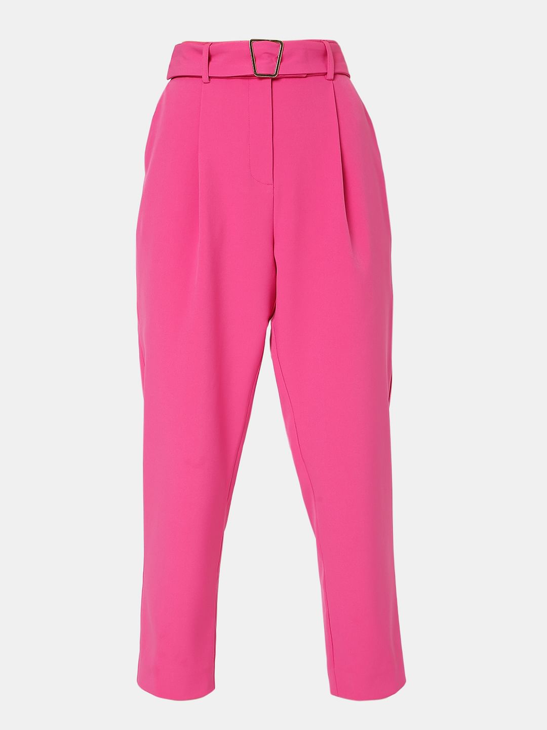 Hot Pink High Rise Pants