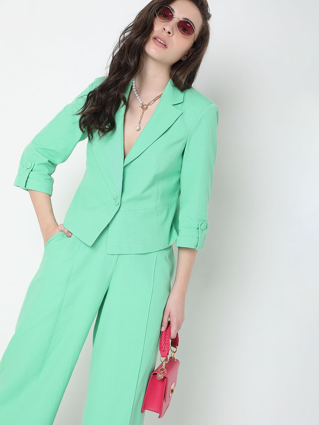 Mint Green Co-Ord Blazer