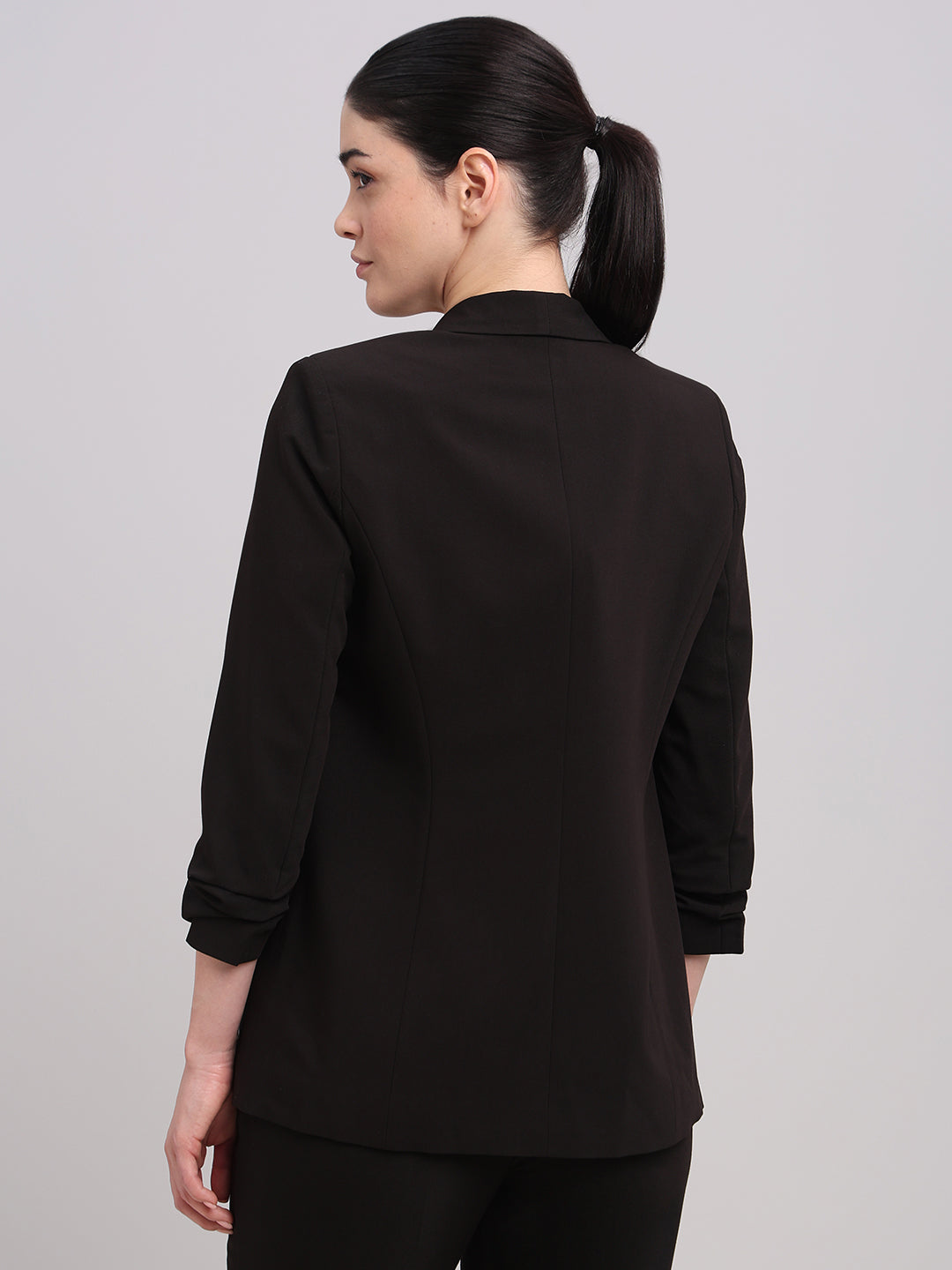 Black Longline Tailored Blazer