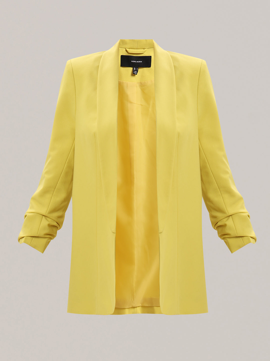 Yellow Longline Tailored Blazer