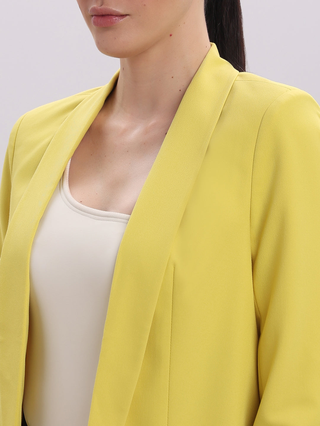 Yellow Longline Tailored Blazer