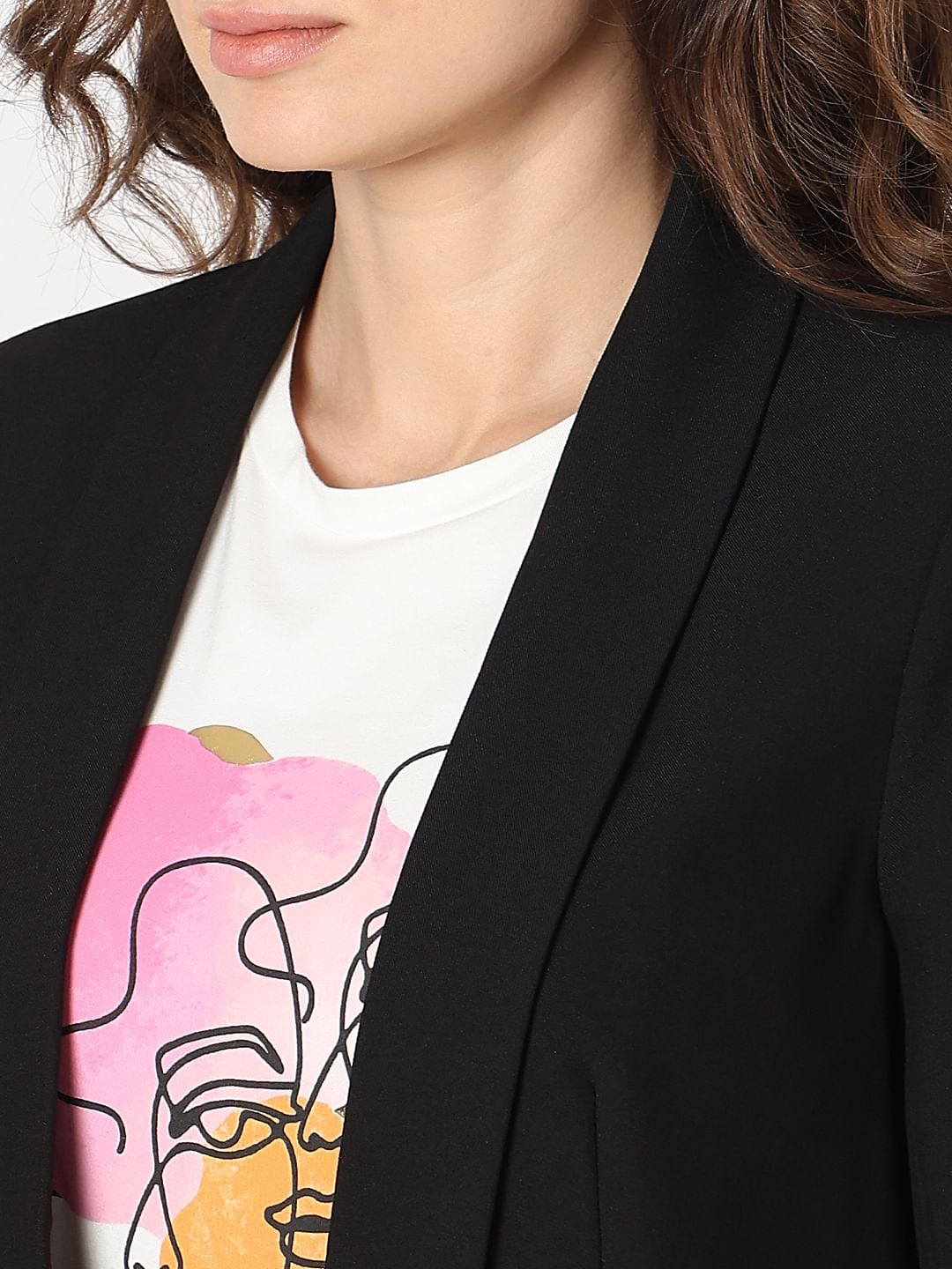 Black Tailored Co-Ord Set Blazer