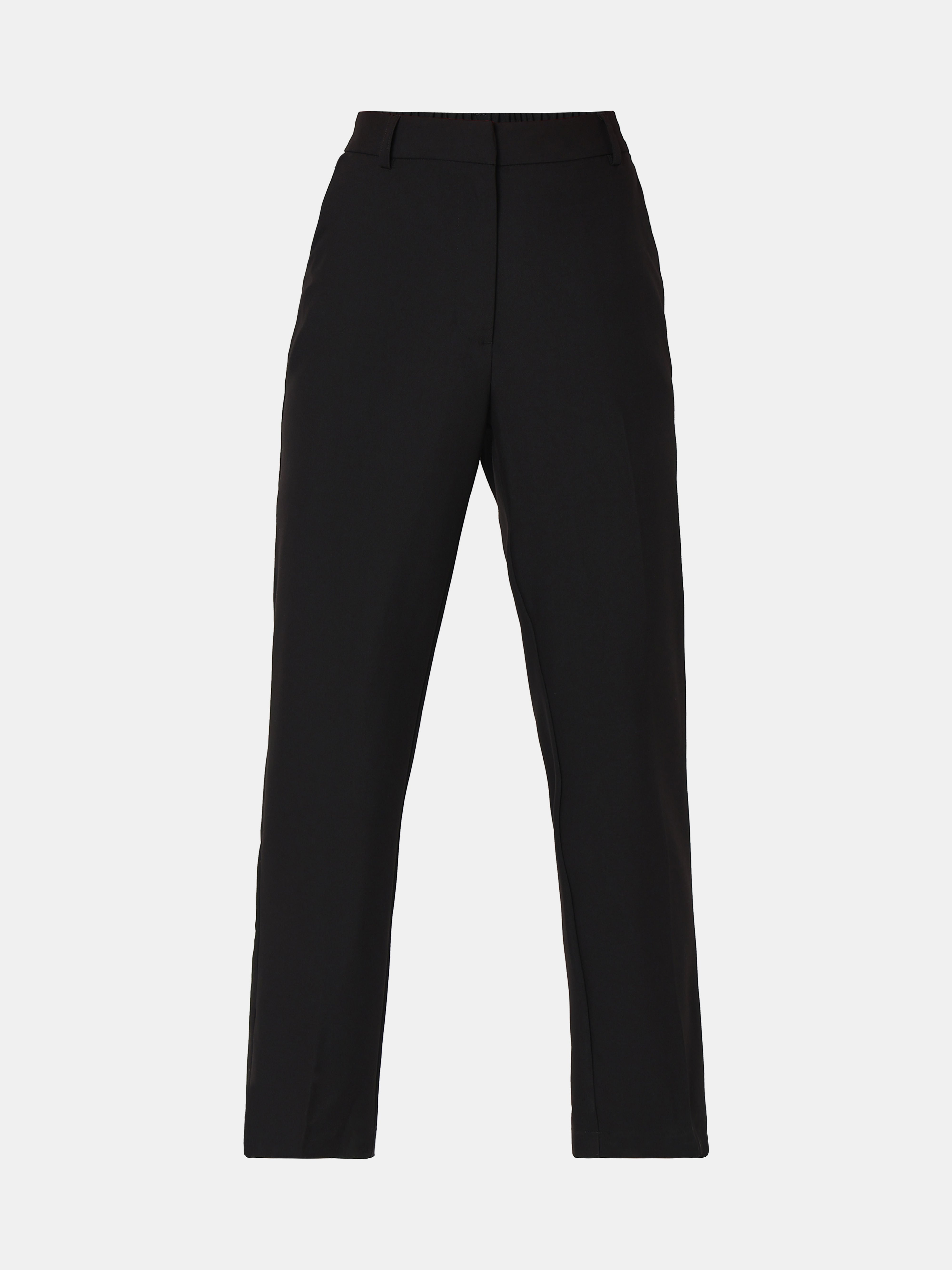 Black Ankle Length Co-Ord Set Trousers