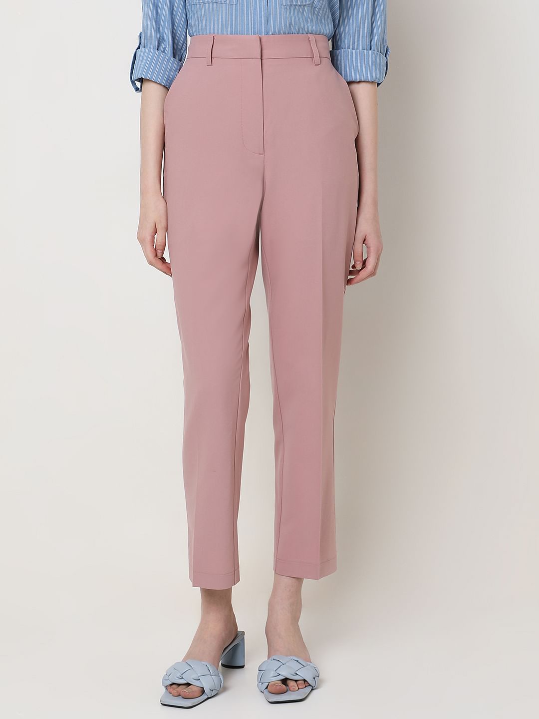 Pink Tailored Co-Ord Set Trousers