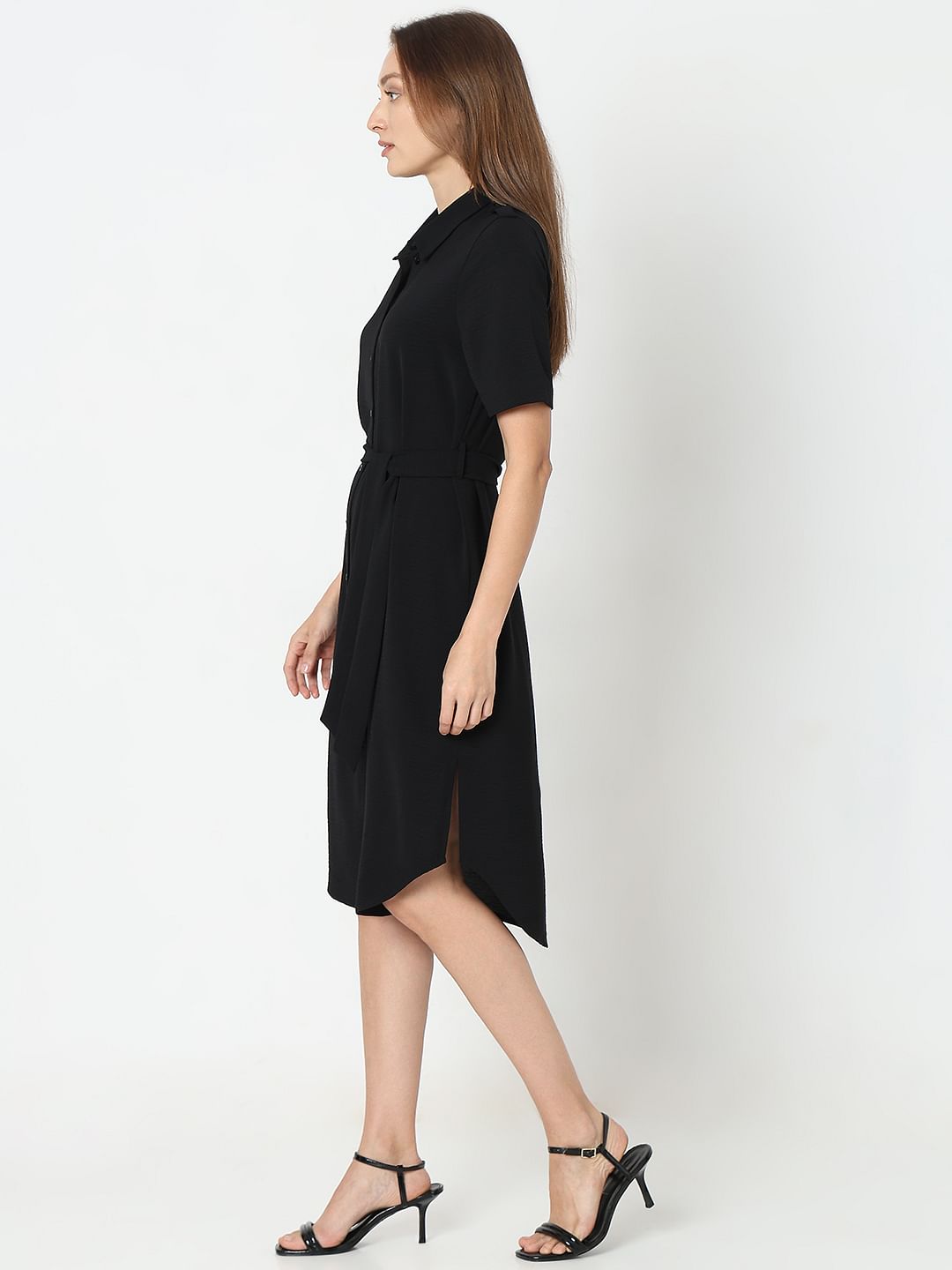 Black Shirt Dress
